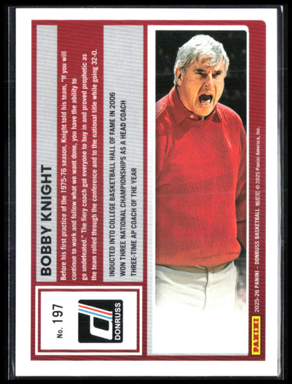Bobby Knight Green Laser