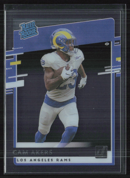 Cam Akers RC Clearly Donruss