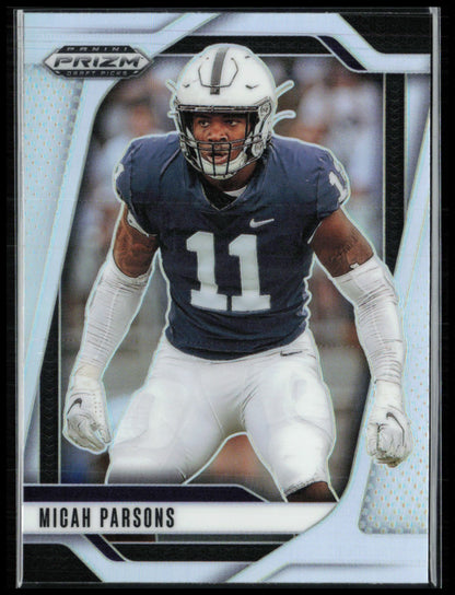 Micah Parsons Silver Prizm