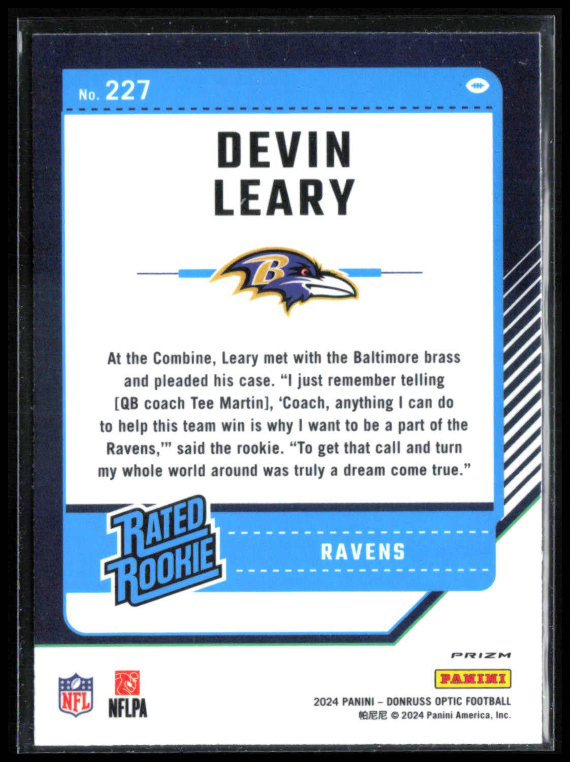 Devin Leary RC Purple Scope
