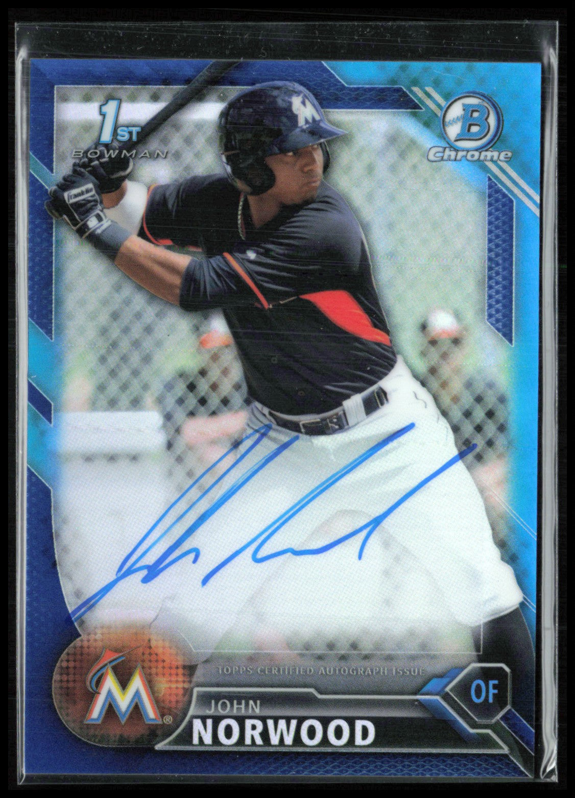 John Norwood 1st Bowman Auto /150 Blue Refractor