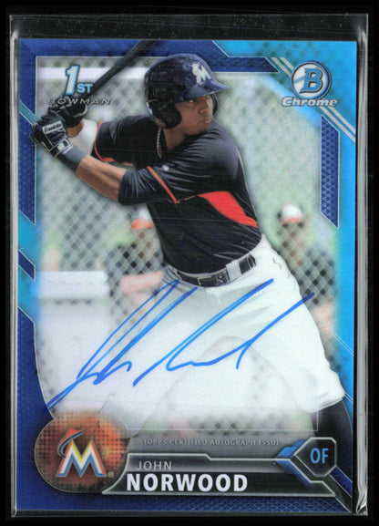 John Norwood 1st Bowman Auto /150 Blue Refractor