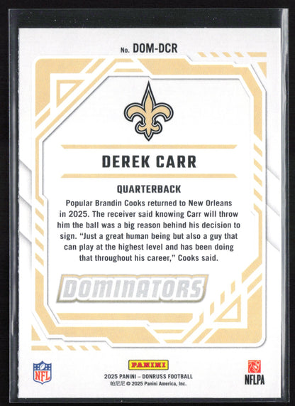 Derek Carr Dominators