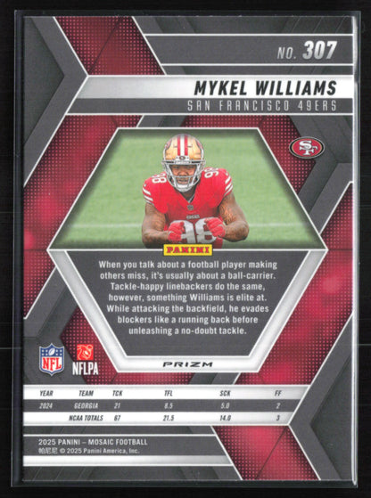 Mykel Williams RC Red White