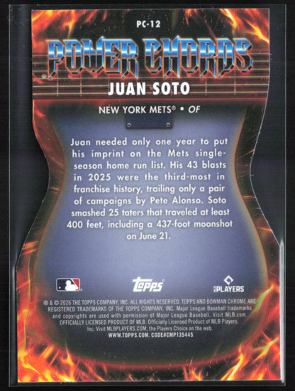 Juan Soto Power Chords Die-Cut