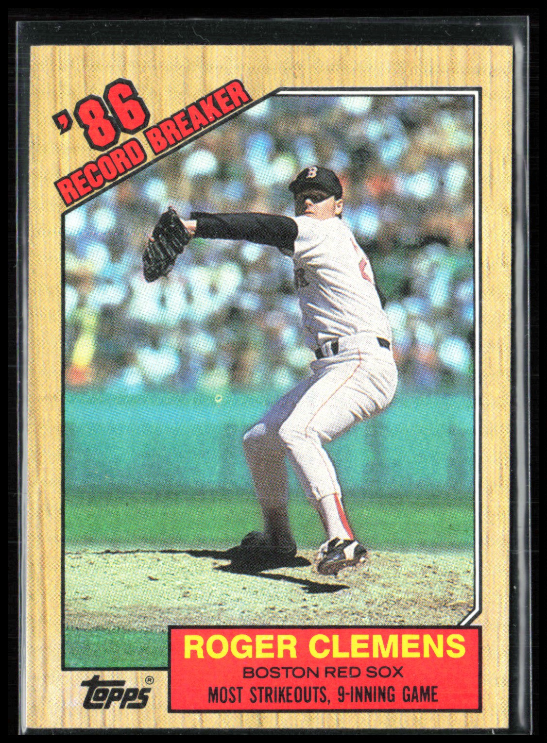 Roger Clemens 1987 Topps