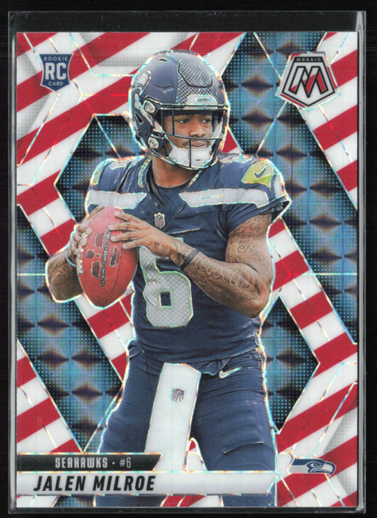 Jalen Milroe RC Red White