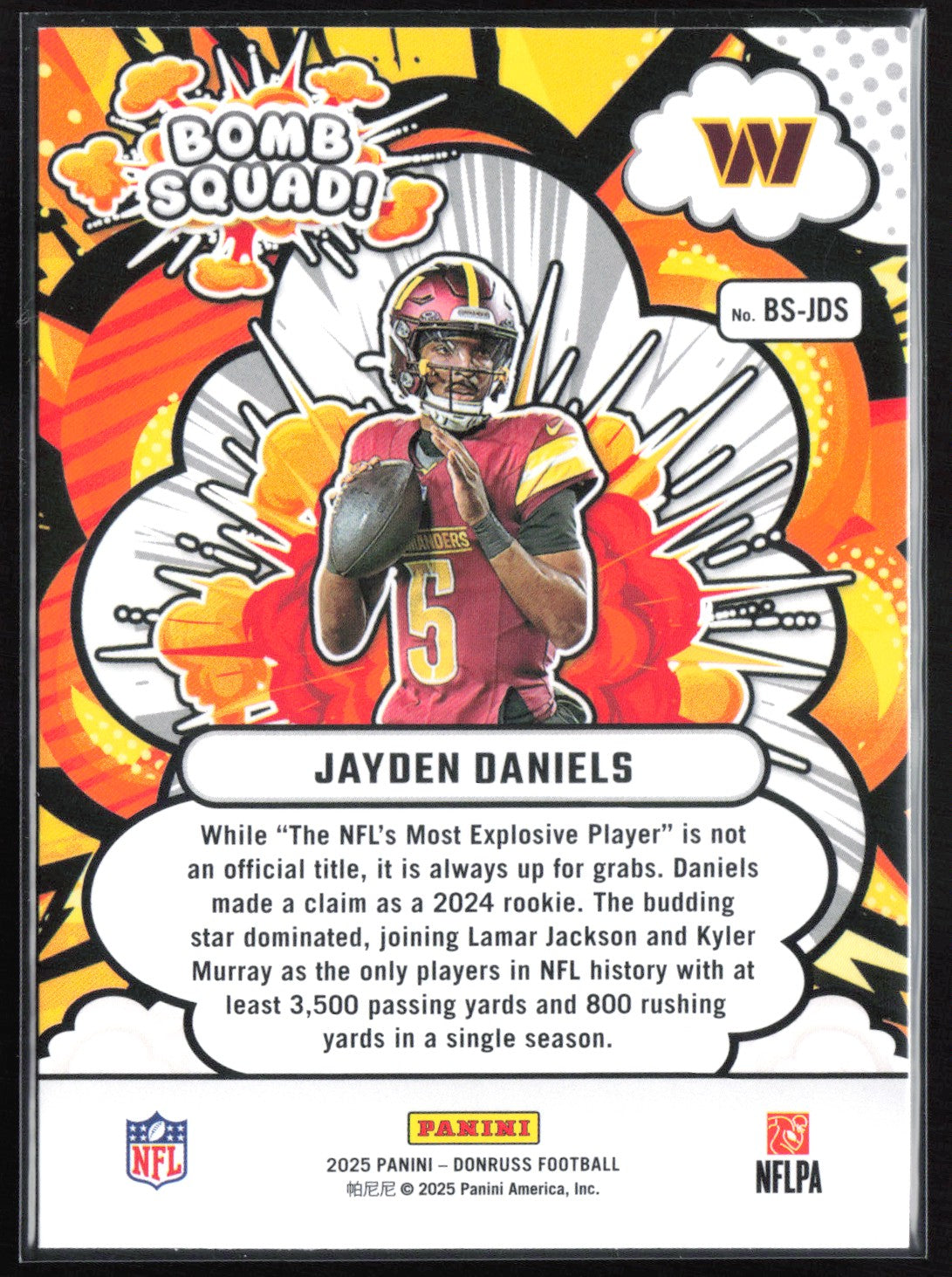 Jayden Daniels Bomb Squad!