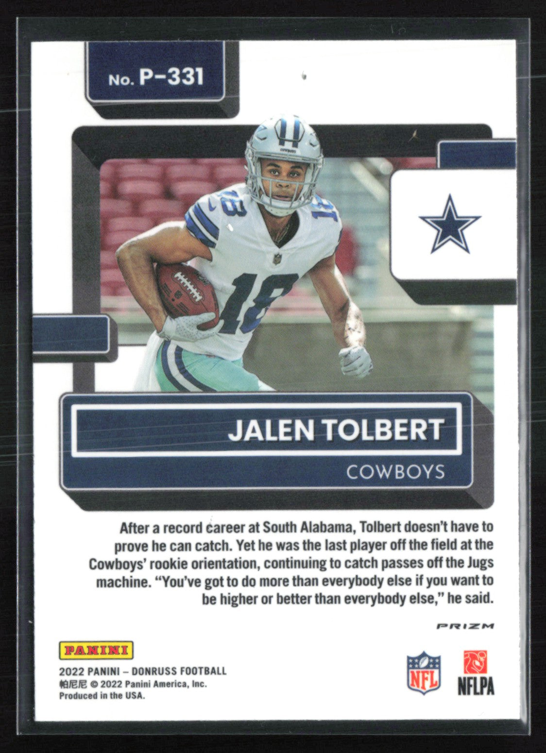 Jalen Tolbert RC Holo