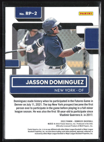 Jasson Dominguez RC Rated Prospect Vector