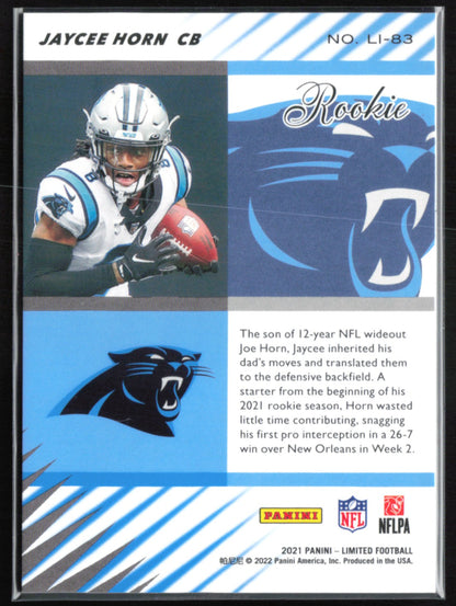 Jaycee Horn RC 2021 Limited