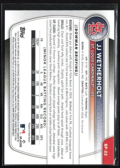 JJ Wetherholt 1st Bowman