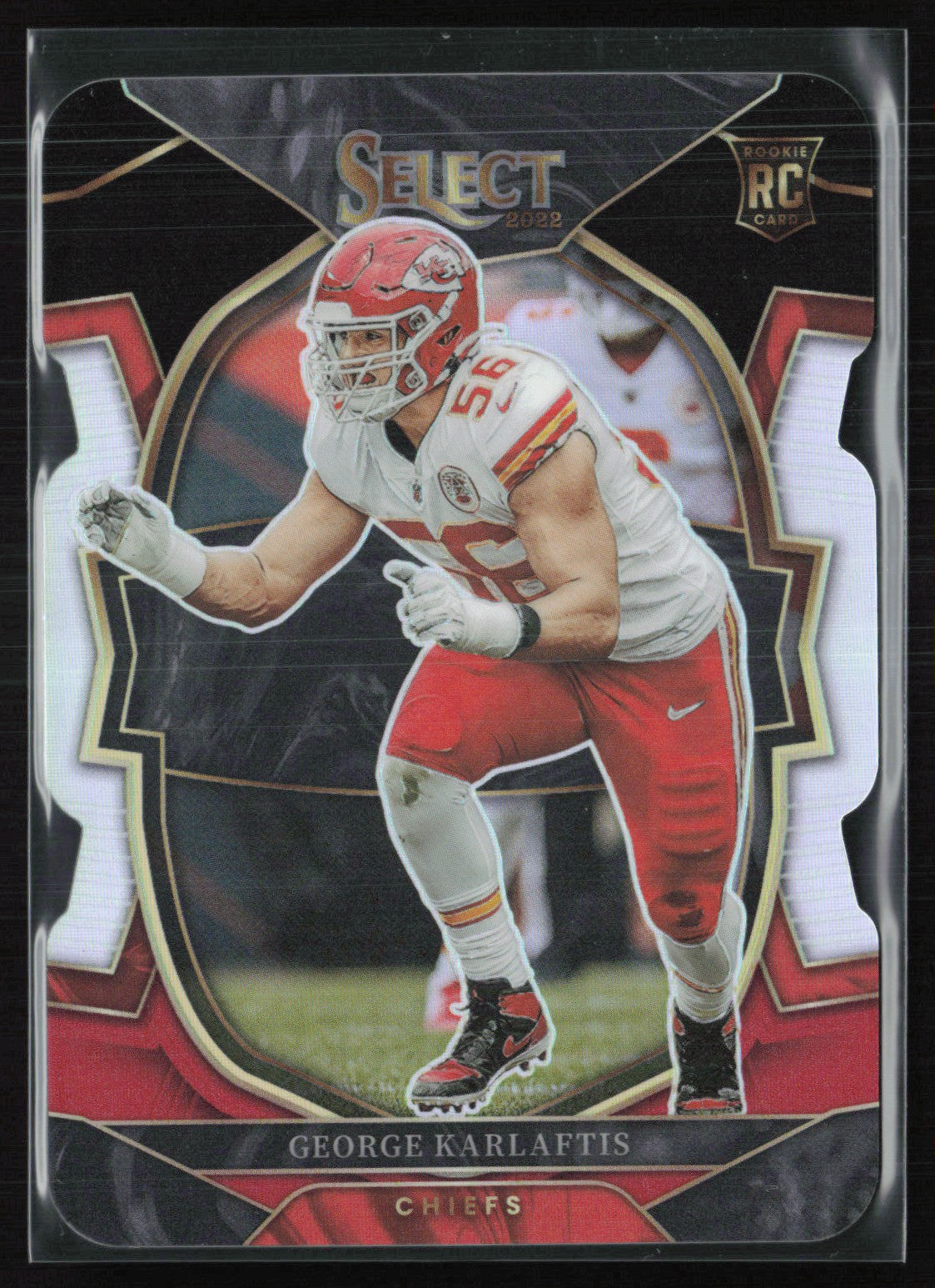 George Karlaftis RC Red Black Die-Cut