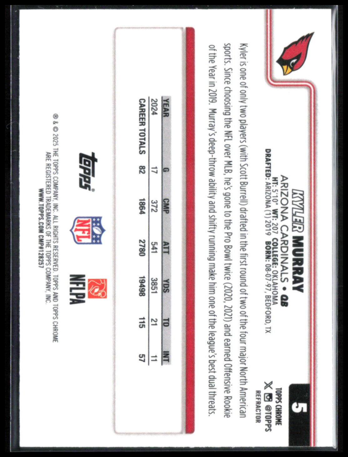 Kyler Murray Refractor