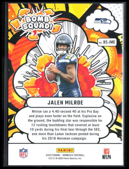 Jalen Milroe Bomb Squad RC