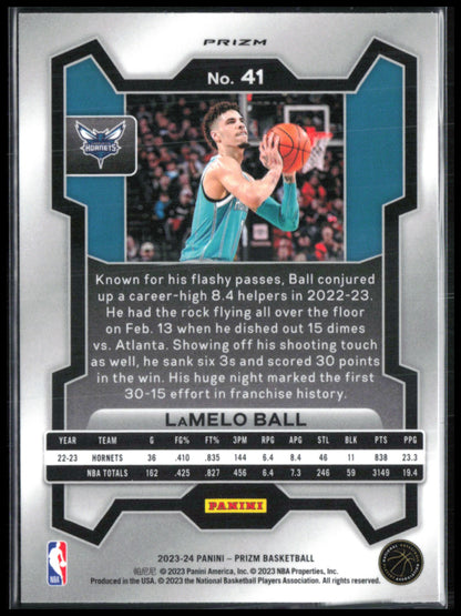 LaMelo Ball Silver Prizm