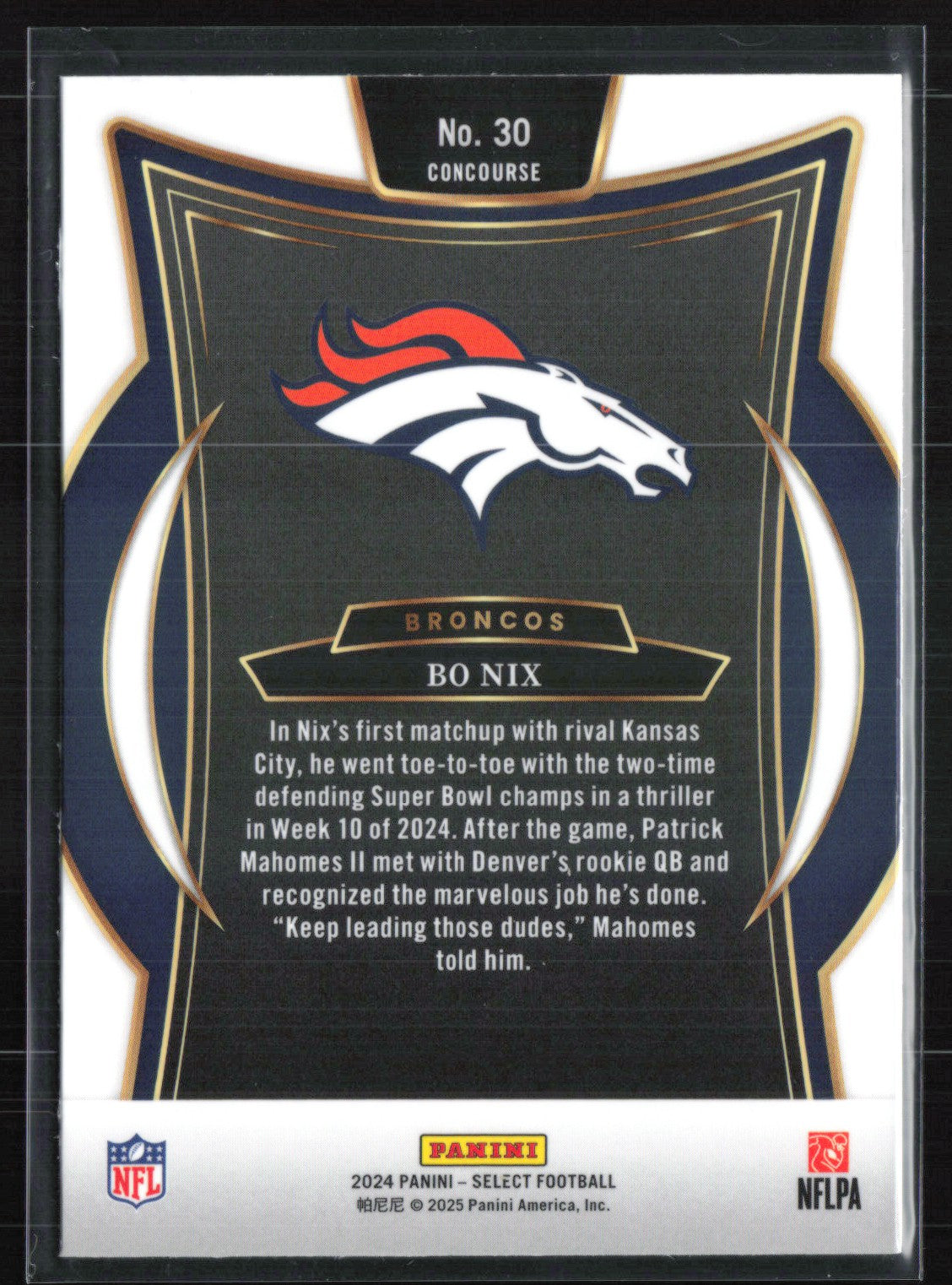 Bo Nix RC Concourse