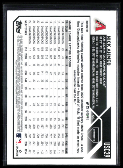 Nick Ahmed Refractor