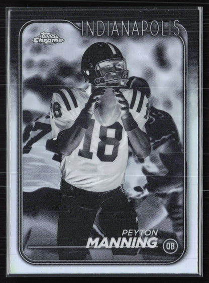 Peyton Manning Negative Refractor 2024 Topps Chrome