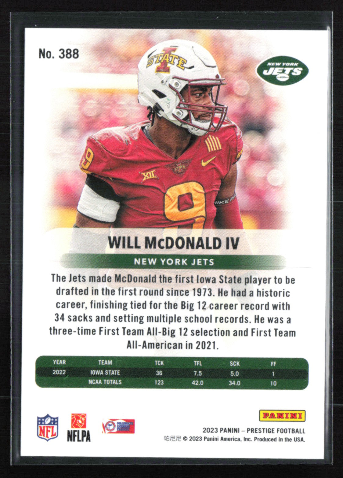 Will McDonald IV RC Blue /299