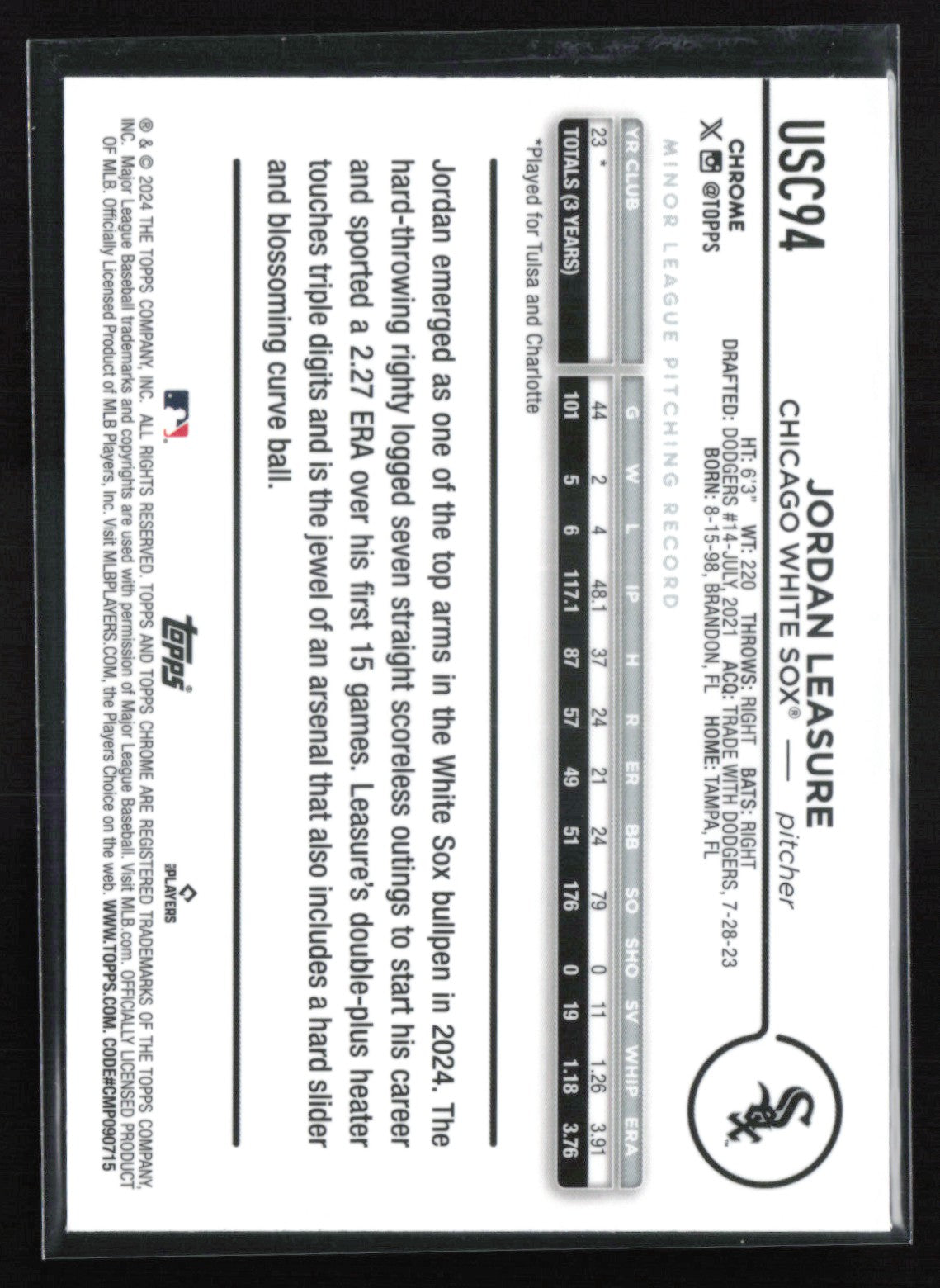 Jordan Leasure RC Blue /150 Raywave