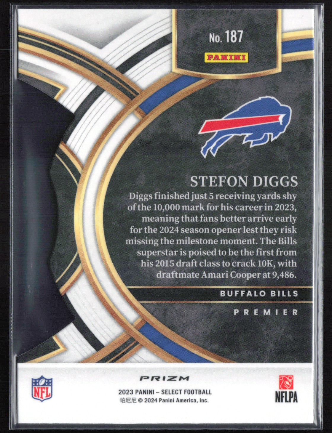 Stefon Diggs Silver Die-Cut