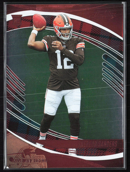 Shedeur Sanders RC Plaid
