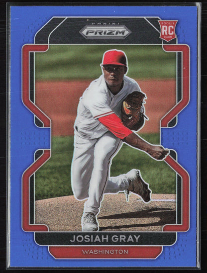 Josiah Gray RC Blue Prizm
