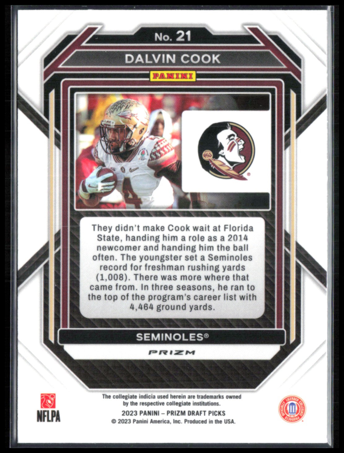 Dalvin Cook Yellow Ice