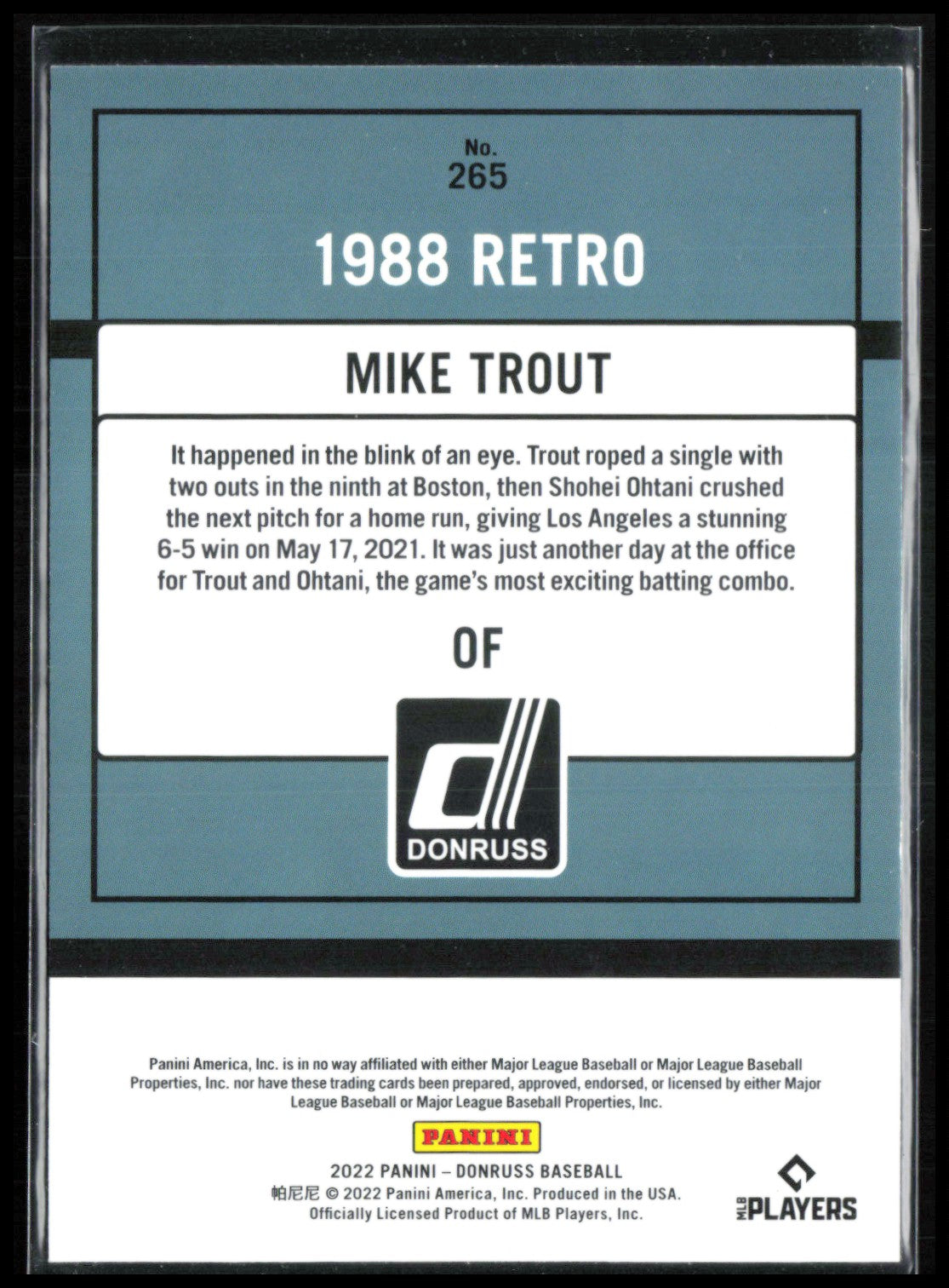 Mike Trout Red /2022