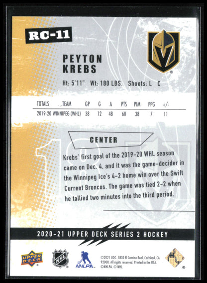 Peyton Krebs RC