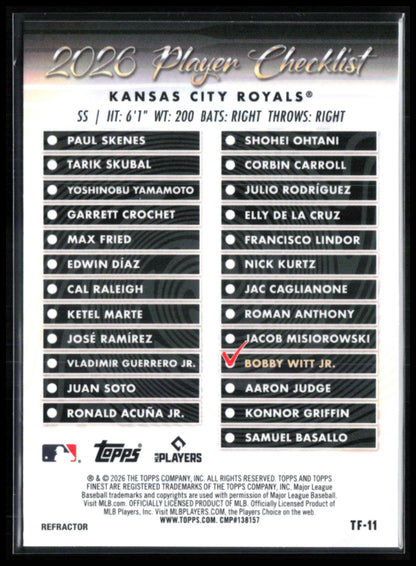 Bobby Witt Jr Team Finest