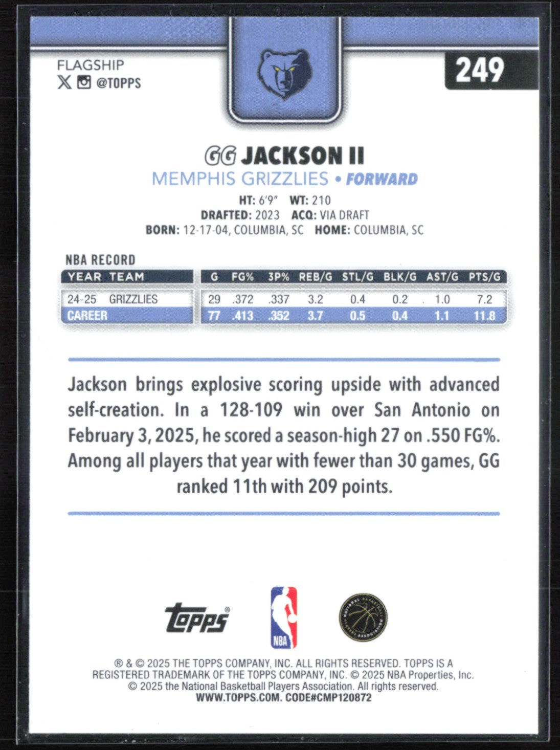 GG Jackson II Silver Foil