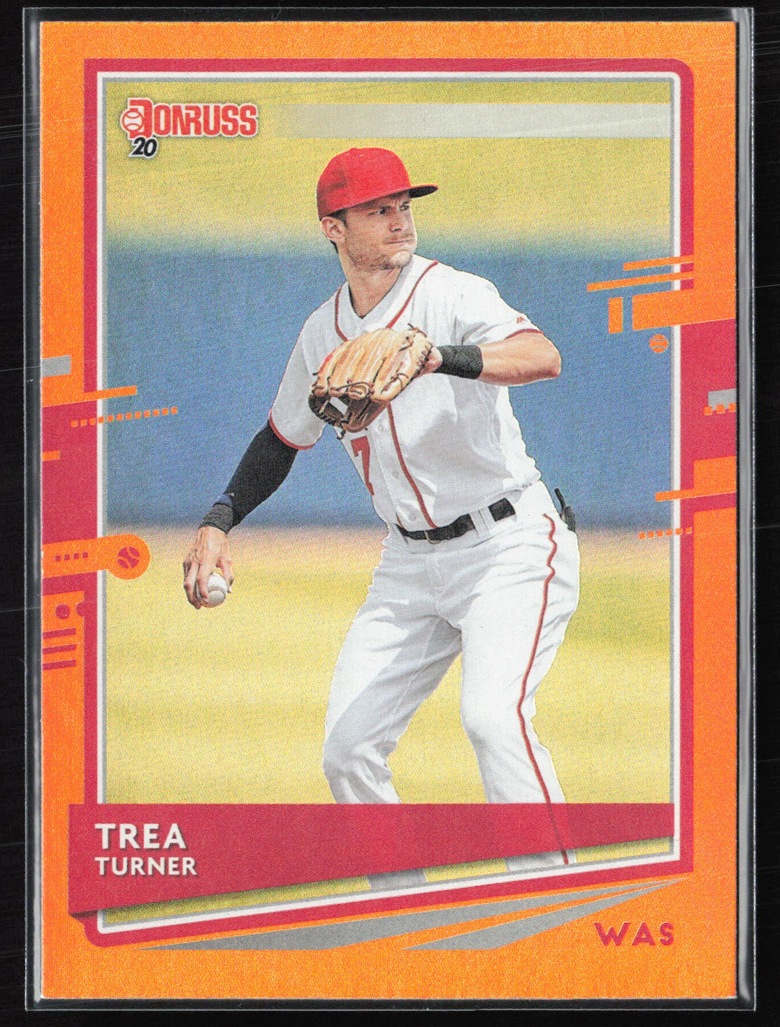 Trea Turner Orange Foil
