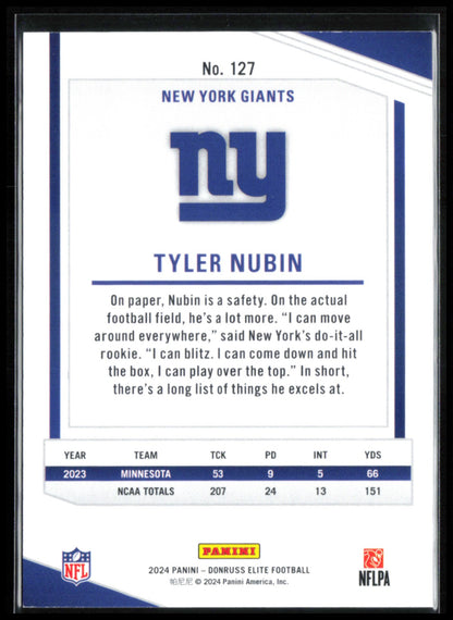 Tyler Nubin RC Red Stars /299