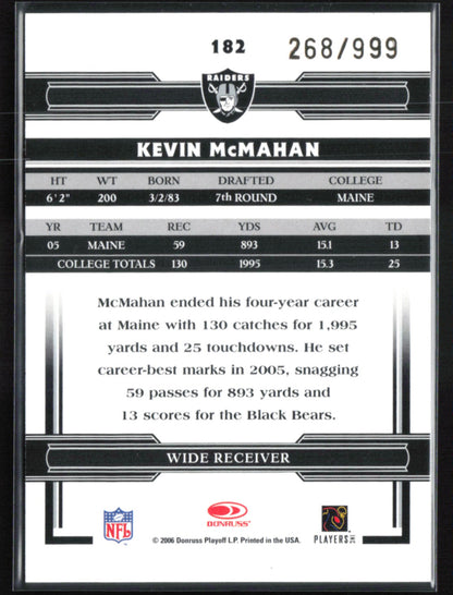 Kevin McMahan RC /999