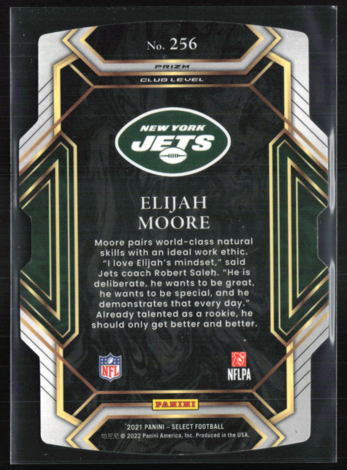 Elijah Moore RC Gold Black Die-Cut