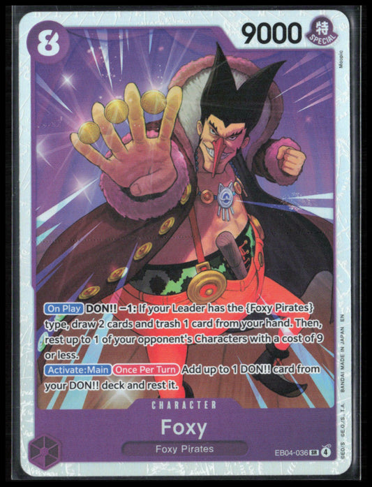 Foxy Super Rare Foil (One Piece)
