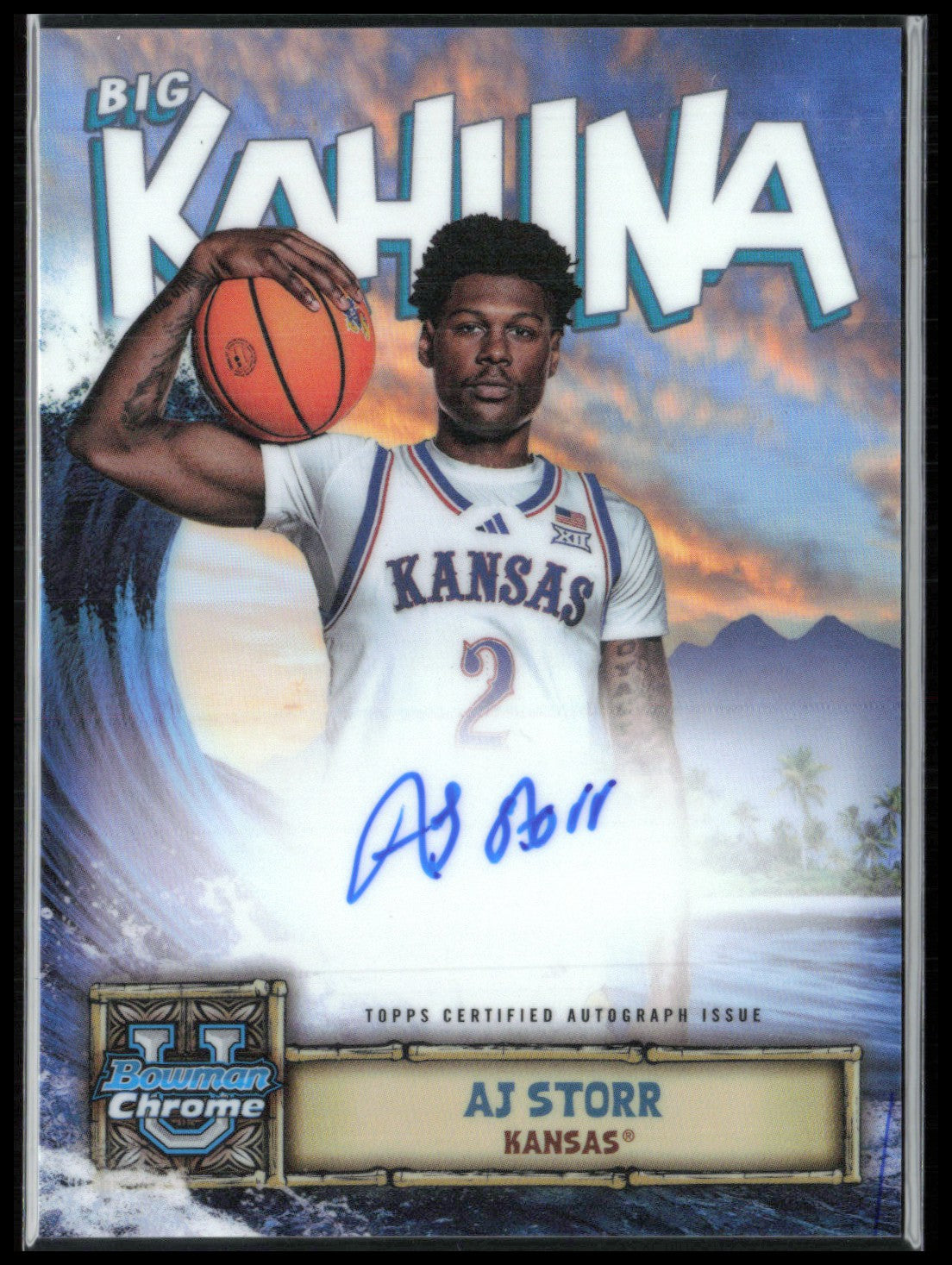 AJ Storr Auto BIg Kahuna 2024-25 Bowman U Chrome