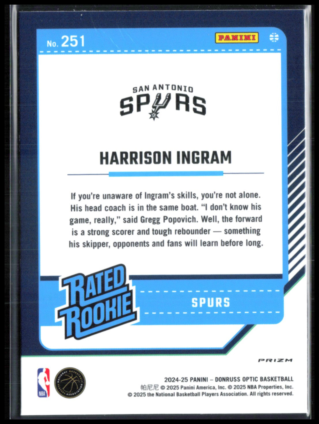 Harrison Ingram RC Blue Velocity