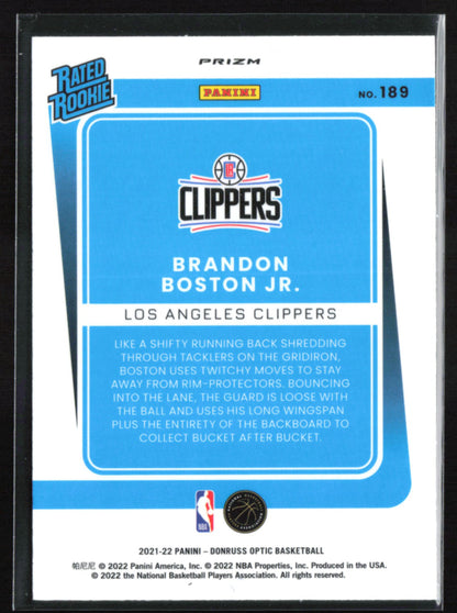 Brandon Boston Jr. RC Purple