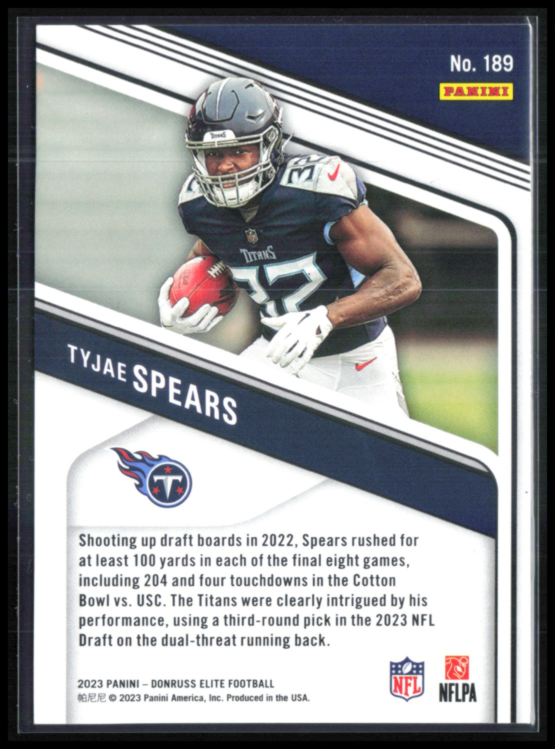 Tyjae Spears RC Red /149