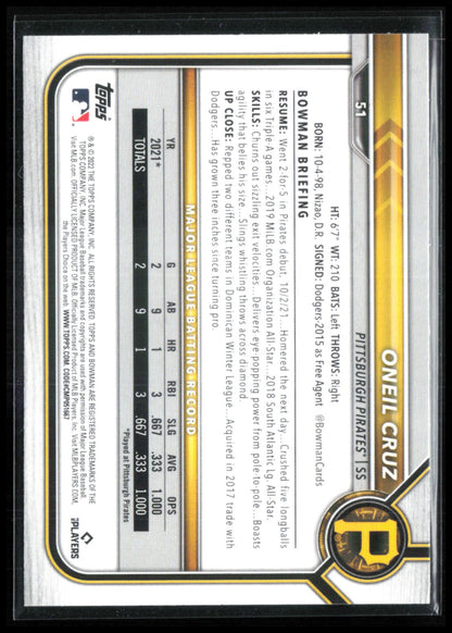 Oneil Cruz RC