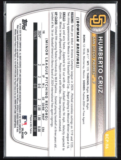 Humberto Cruz 1st Bowman