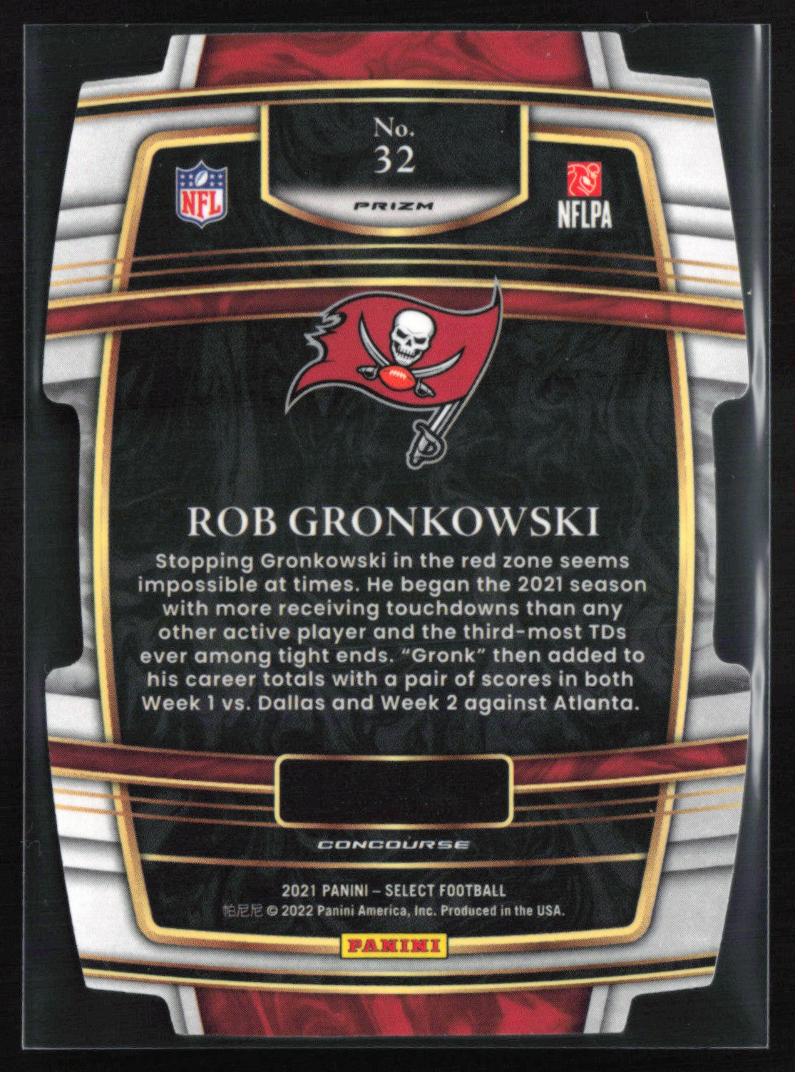 Rob Gronkowski Yellow Green Die-Cut