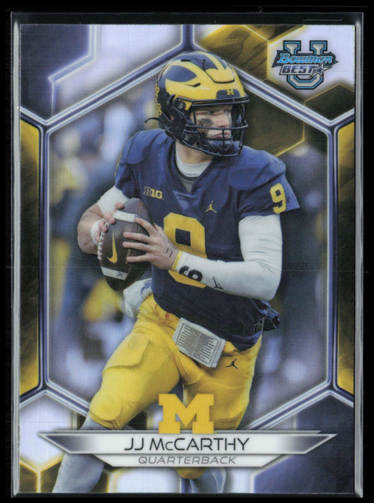 JJ McCarthy Refractor 2023 Bowman's Best U