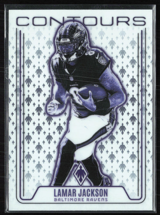 Lamar Jackson Contours
