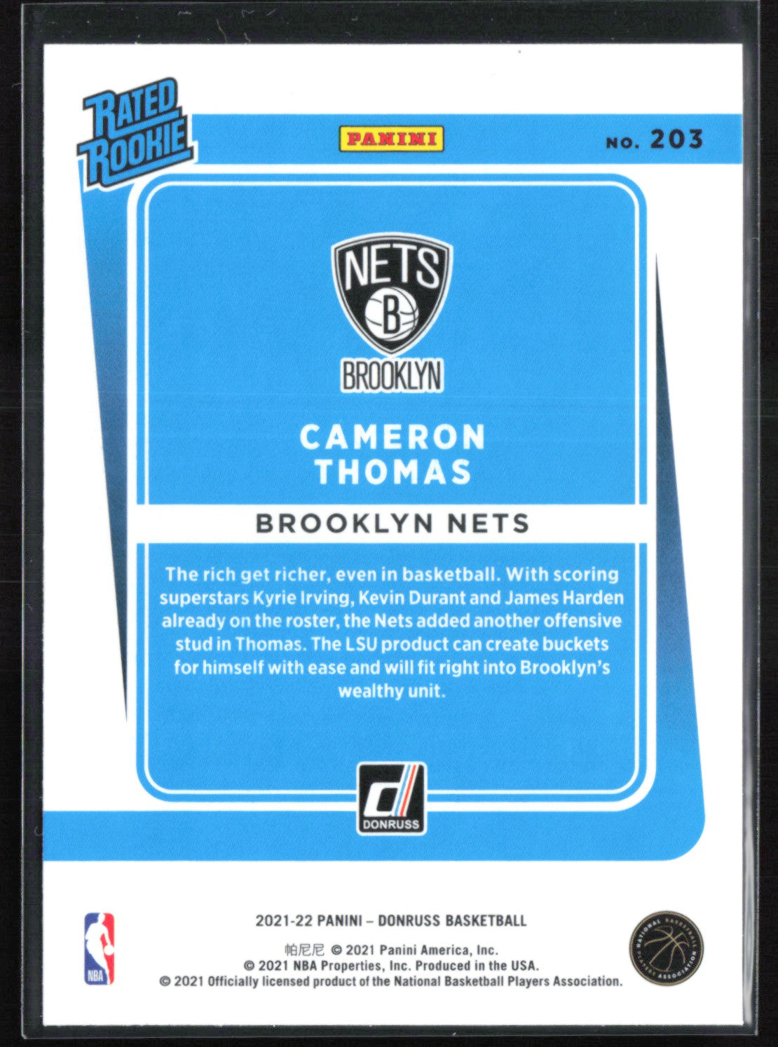 Cameron Thomas RC