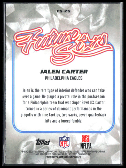 Jalen Carter Future Stars Purple /250