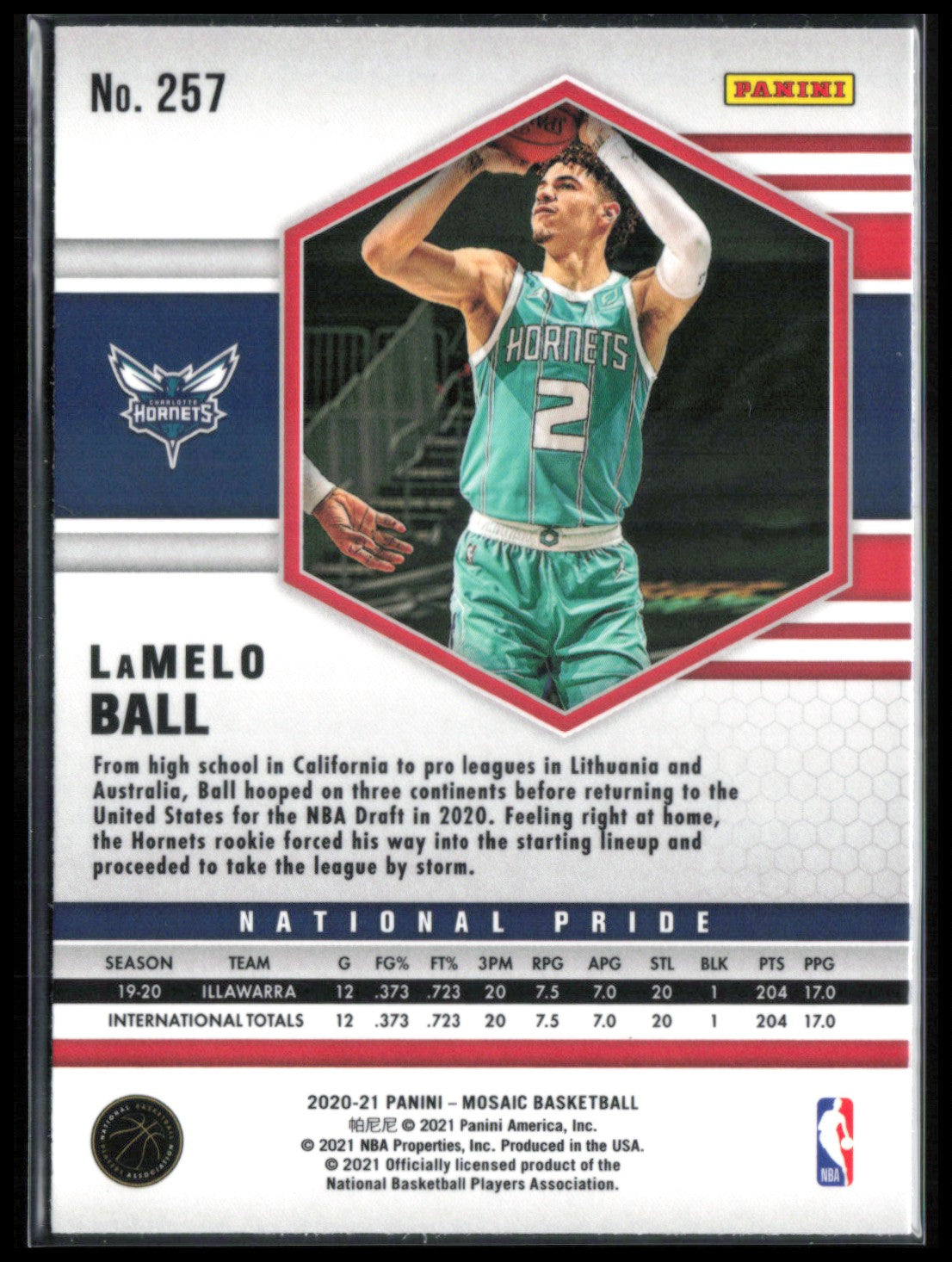 LaMelo Ball RC National Pride